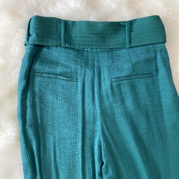 House of Harlow 1960 x Revolve Mona Belted Pant Emerald Green - Picture 7 of 8